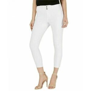 Hue Women's Classic Smooth Denim Leggings White, XS, NWT